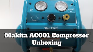 Makita AC001 Compressor Unboxing