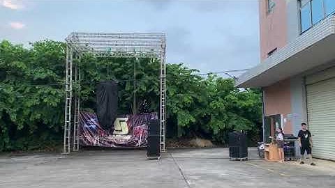 Sanway Audio Y8 Y-SUB PA line array set sound test