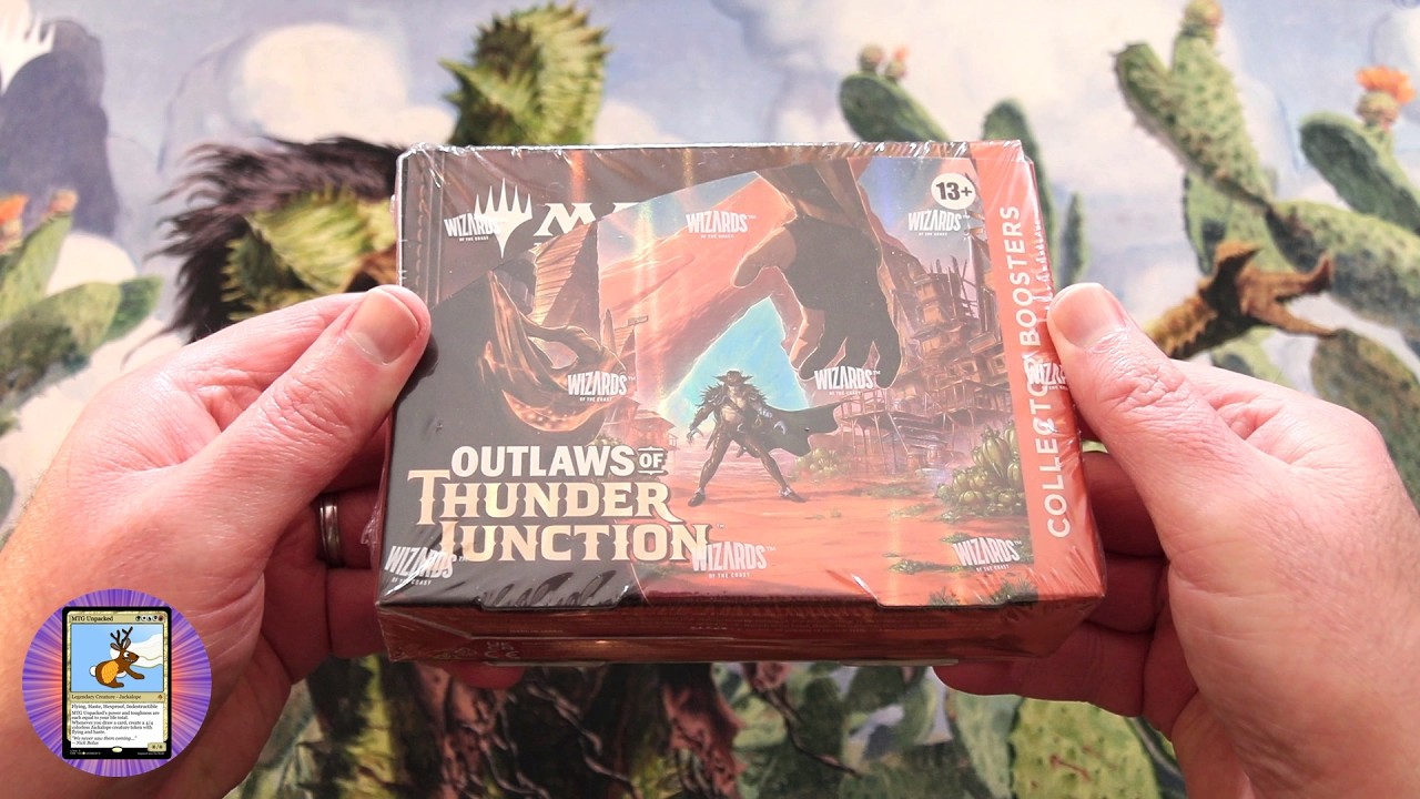 magic the gathering outlaws of thunder junction collector booster box Amazon.com: Magic: The Gathering Outlaws of Thunder Junction Play Booster  Box main image 1