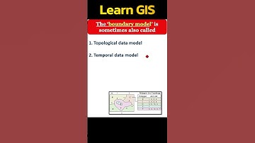 Topological Data Model and Boundary Model In GIS? MCQ SHORTS