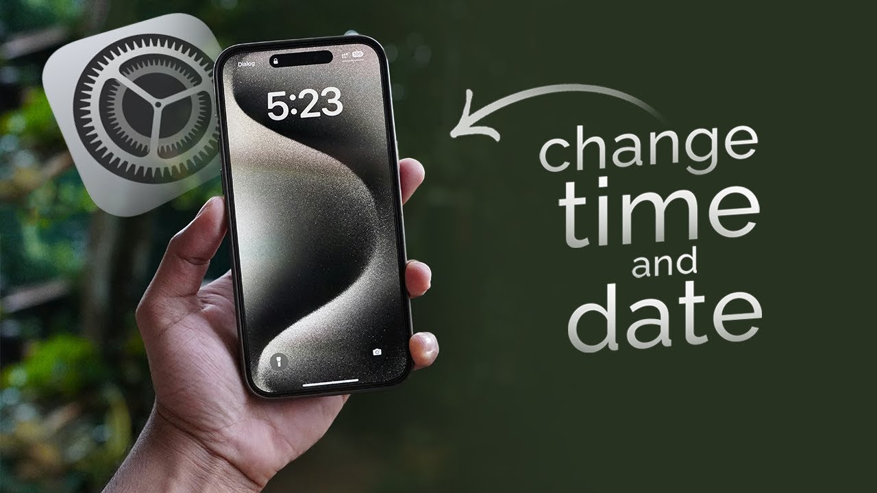 How to Change iPhone Time and Date (tutorial) - YouTube