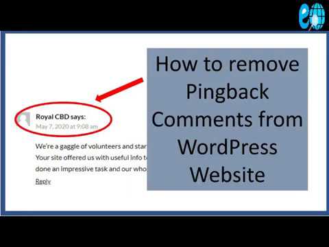 How to remove Pingbacks from WordPress website | WordPress Forums