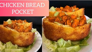 Chicken bread pocket / Chicken recipe #chicken #snack #yummy