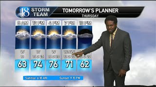 June 5, Wednesday 10 PM Weather Forecast