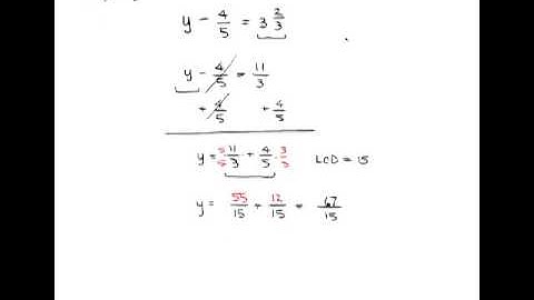 Addition Property of Equality with Fractions-Mixed Numbers