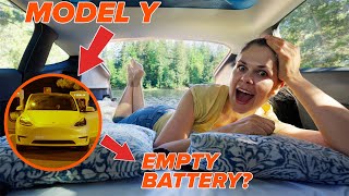 We Took a TESLA MODEL Y Camping | Here's What Happened