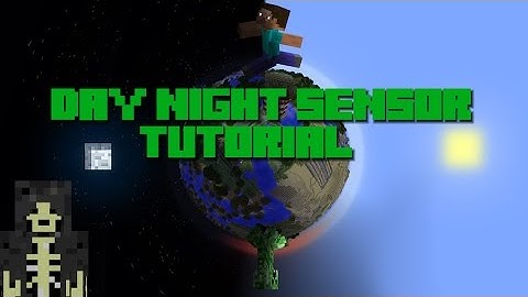 MINECRAFT XBOX360,ONE/PS3,4 ULTIMATE DAY/NIGHT SENSOR TUTORIAL