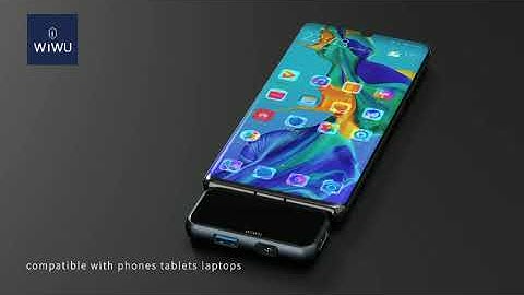 WIWU ALPHA 4IN1 USB C HUB . FOR MOBILE PHONE AND LAPTOP .