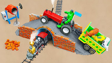 DIY Mini Tractor: Build a Boat Bridge Using Metal Railing‪ construction since project