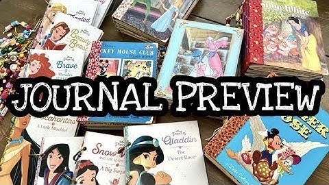 Journal Drop Preview / Journal Flip Through / Junk Journal Video