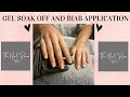 GEL SOAK OFF & BUILDER IN A BOTTLE (BIAB) APPLICATION | THE NAIL ROOM BY GEE | 2021