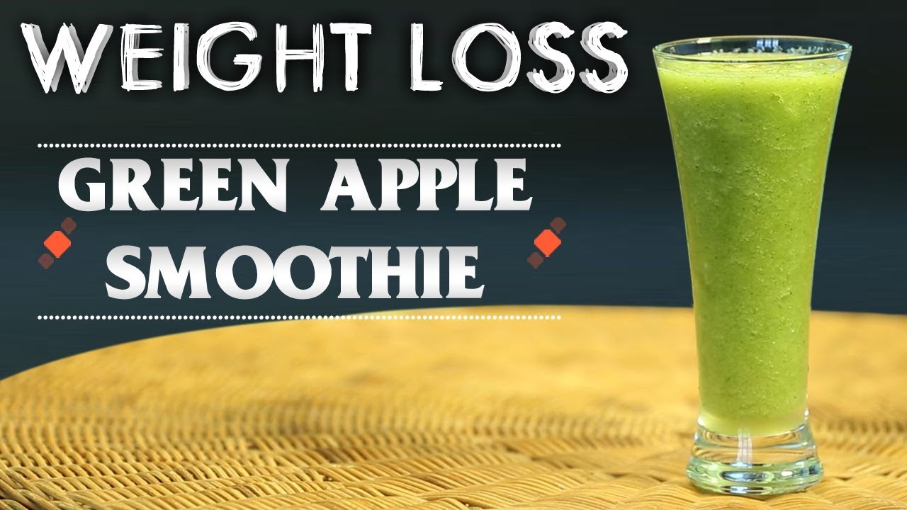 Green Apple Smoothie Weight Loss Indian Kitchen YouTube