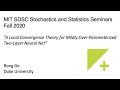 Stochastics and Statistics Seminar - Rong Ge