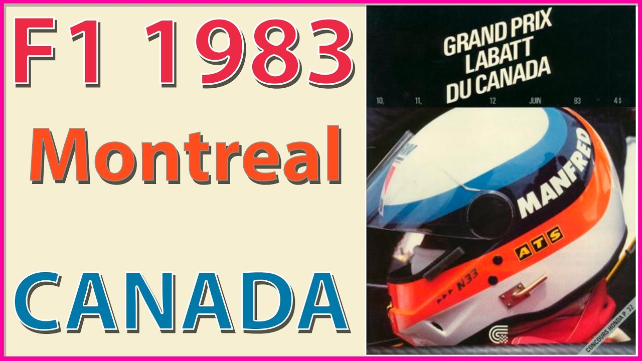 F1 1983 Race 8 Montreal Canada 
