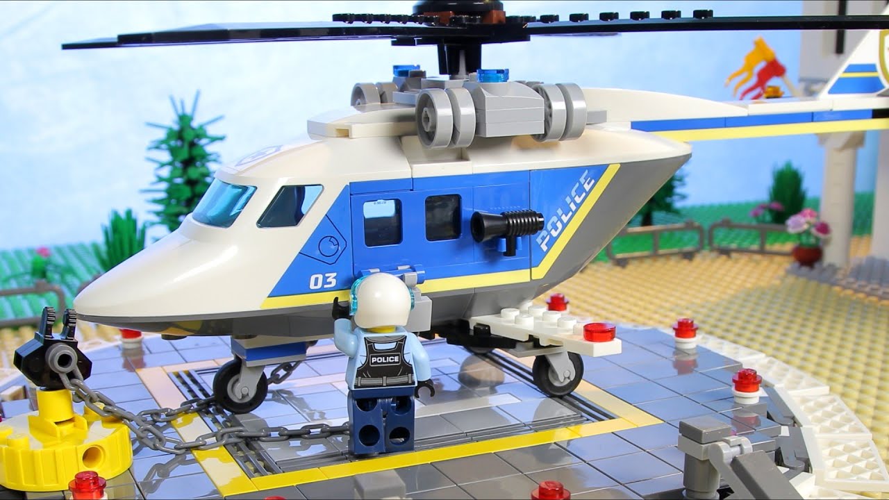 Ruddy klimaks Glad LEGO City Police Helicopter Chase 60243 - YouTube
