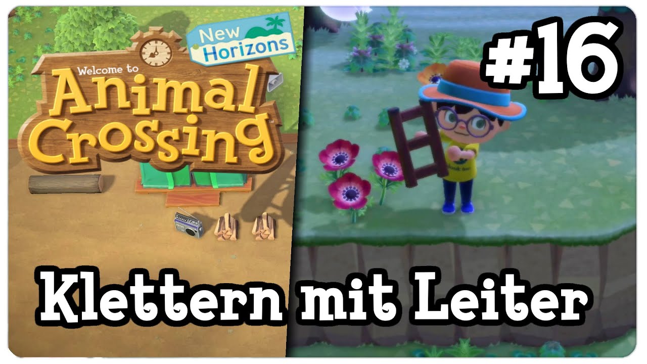 Animal Crossing New Horizons Leiter Bausatz 🏝 Klettern mit Leiter | ANIMAL CROSSING NEW HORIZONS | #16 | Deutsch