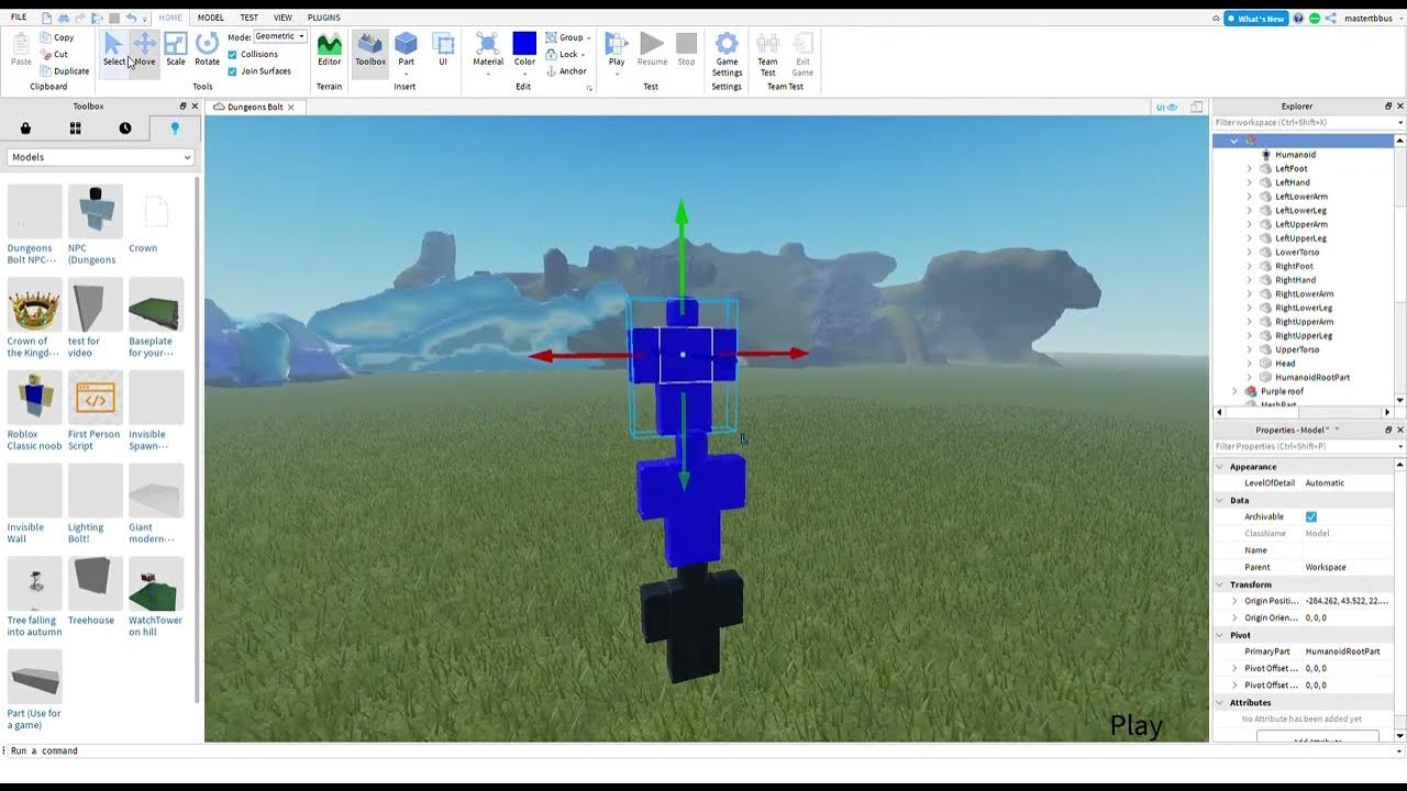 HOW TO FIX MOVE AND SCALE TOOL Roblox Studio Tutorial YouTube