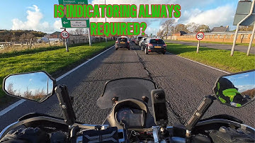 Sometimes indicating is pointless and I can