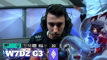 Immortals vs TSM | Week 7 Day 2 S11 LCS Summer 2021 | IMT vs TSM W7D2 Full Game