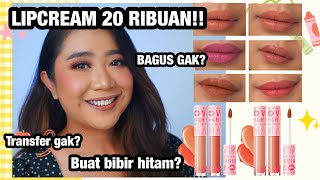 REVIEW PINKFLASH PinkDiary Silky Lip Cream smooth Velvet Matte Lipstick, warna untuk sawo matang