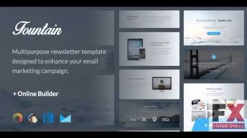 Preview Fountain - Modern Email Template Online Editor TFx