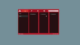 Neo ImGui Design - Example 4 (Project menu)