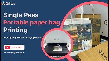 High Speed Single Pass Direct Printing on paper bag printer #packagingmachine #packagingsolution
