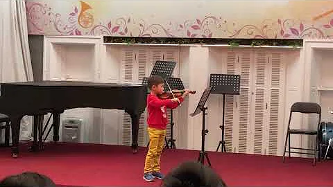 6 Year Old Violinist Plays "What I Like About You"