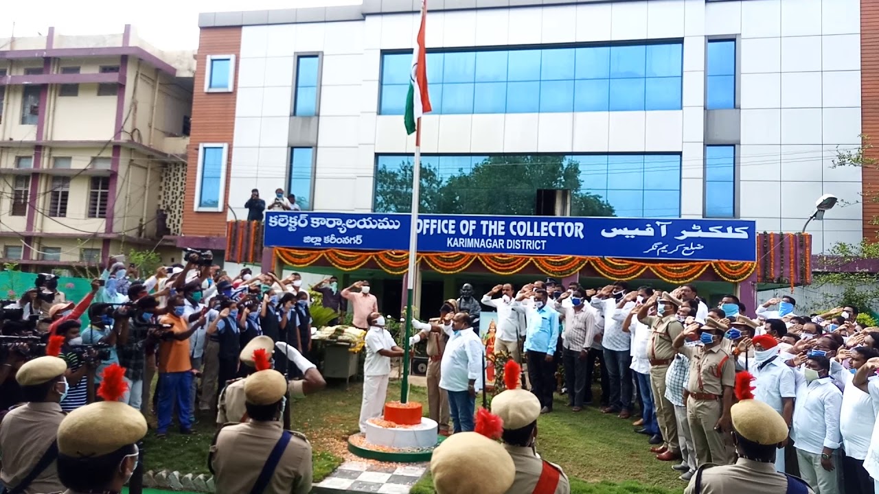 Flag Hoisting at Collctorate office YouTube