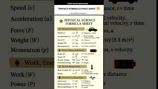 revise daily ⏳📌#PhysicsRevision #ScienceFormula #Class10Science #CBSEClass10 #BoardExam2026