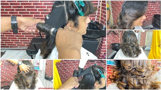 How to: Outcurls Blowdry/ tutorial/Step by step/easy way/in Hindi/ For beginner/ Avinashhaircare screenshot 2