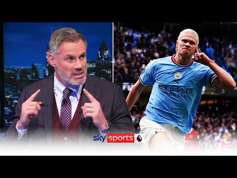 "they're terrified of him! " | carragher explains how haaland got 'in the head' of man utd's defence