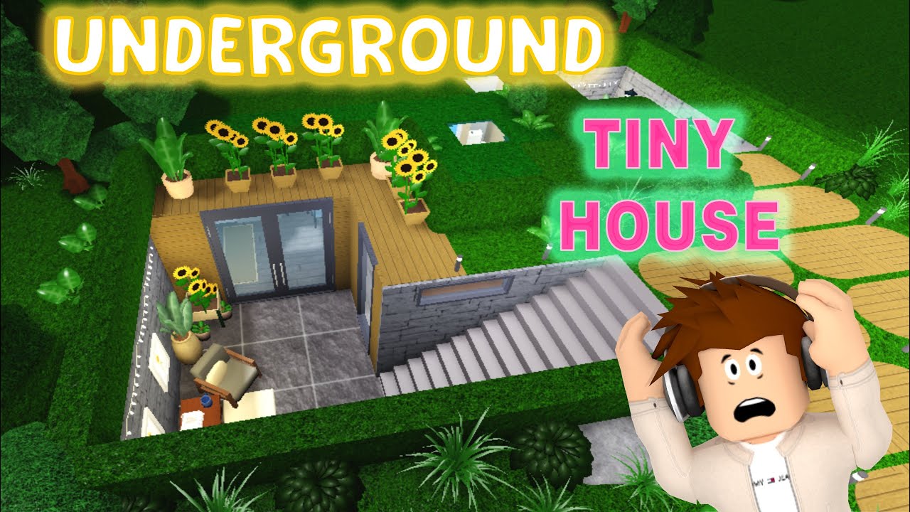 Underground Tiny Bloxburg House Build Dapandadad Youtube