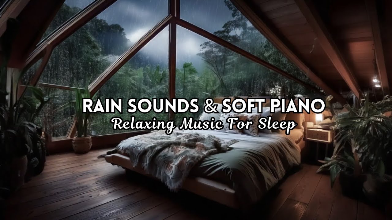 Cozy Cabin in the Forest | Relaxing Music & Soothing Rain Sounds for ...