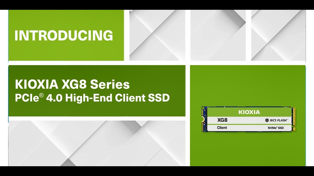 XG8 Series NVMe™ SSD M.2 | KIOXIA - Europe (English)