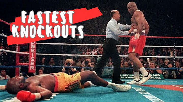 Top 5 Fastest Knockouts in Boxing History: Boxers Who Ended Fights in Seconds!