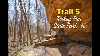 Exploring The Rock Shelter Of Trail 5 | Turkey Run State Park | Indiana