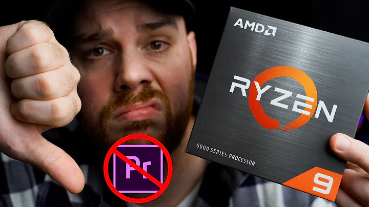 Unveiling the Disappointing Truth: Ryzen 9 5950x Falls Short in Adobe Performance