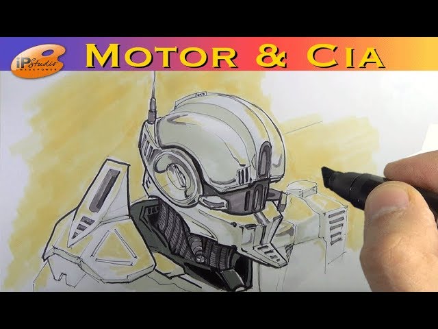 Motor & Cia - Desenho de um carro especial - Curso de Desenho Online  IPStudio 