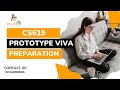 CS619 Prototype Viva Preparation || CS619 Final Project Prototype Viva Guidelines