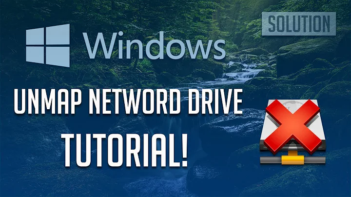 How to Unmap a Network Drive in Windows 10/8/7 - [Tutorial]