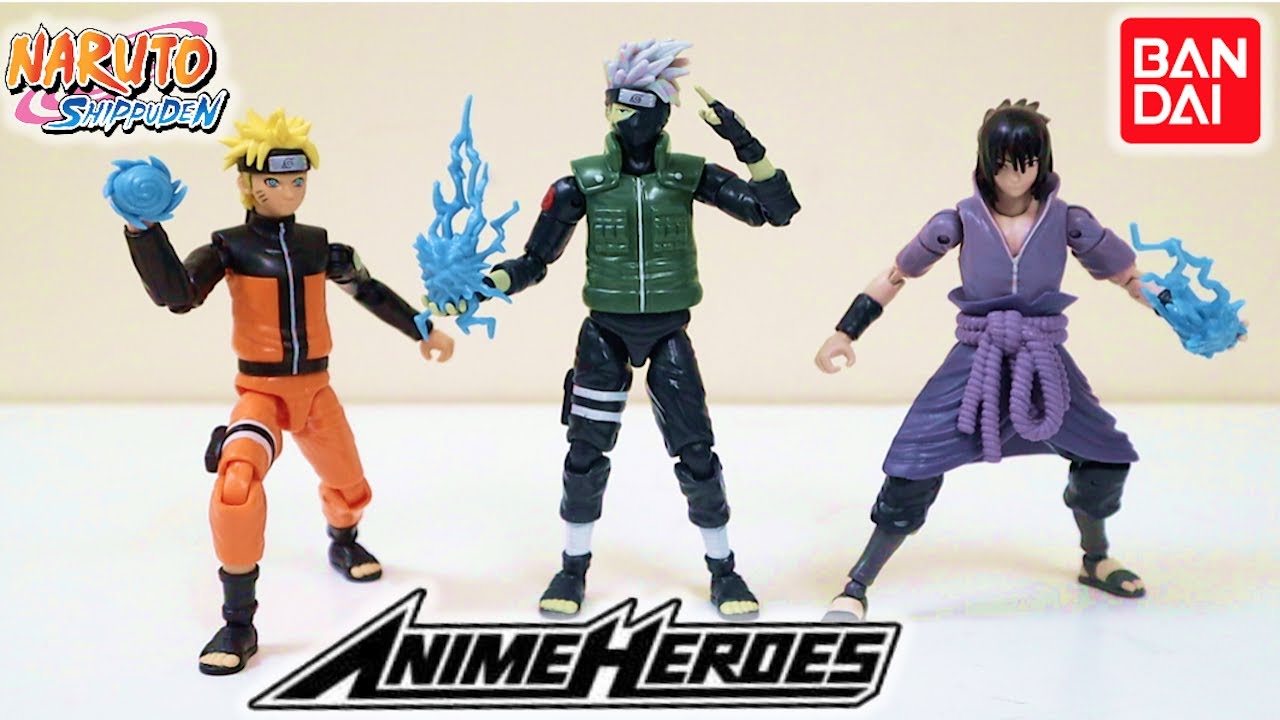 Bandai Anime Heroes Naruto Figures Review | Unboxing All Wave 1 - YouTube