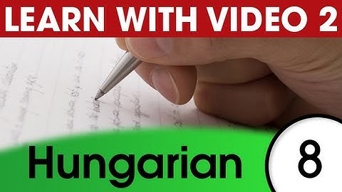 Learn Hungarian with Pictures and Video - Hungarian Expressions and Words for the Classroom 1