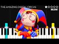 The Amazing Digital Circus Theme | SLOW EASY Piano Tutorial