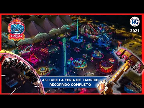 Esta NUEVA FERIA tiene JUEGOS MUY EXTREMOS / Feria Tampico 2021 / Espectaculares García
