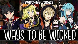 Nightcore Ways To Be Wicked / SWITCHING VOCALS Resimi