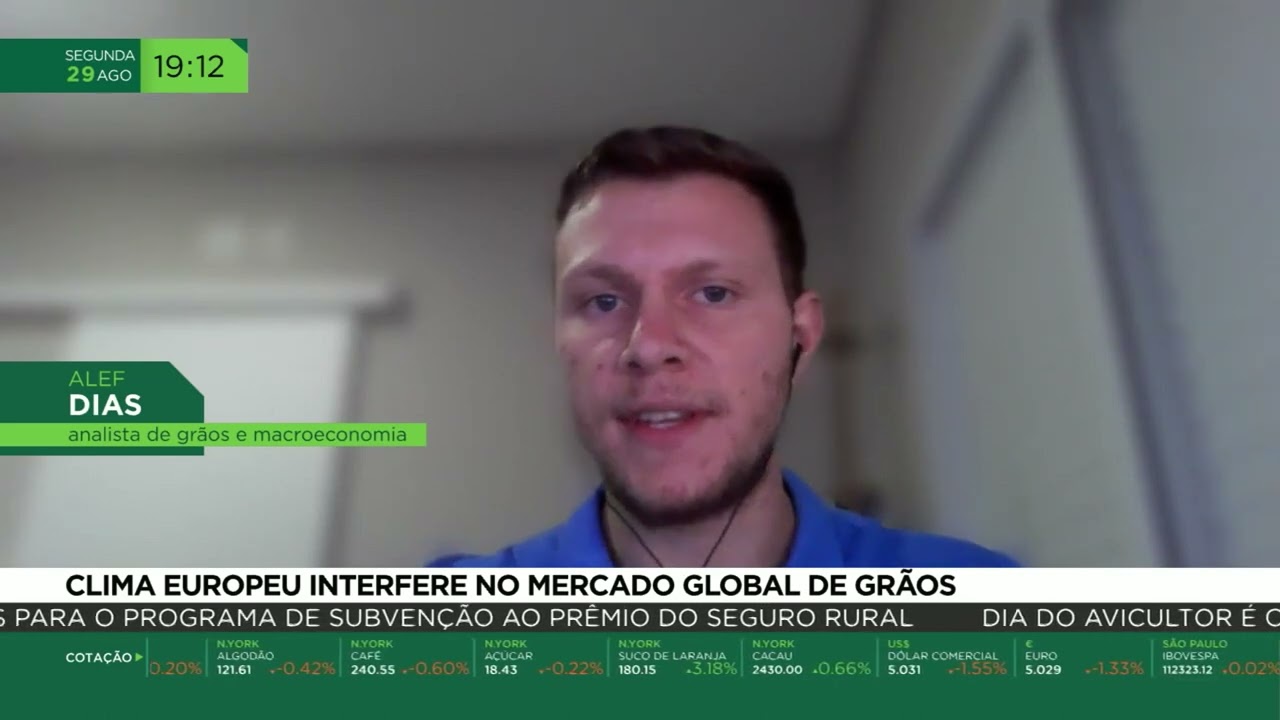 Clima europeu interfere no mercado global de grãos