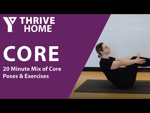 YThrive CORE 8:  20 Minute Mix of Poses and Exercises to Challenge your Core