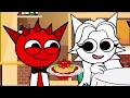 【Incredibox】BRAINROT Dong Dong Dong Sahur x Tala Lala but pregnant! Cartoon animation.