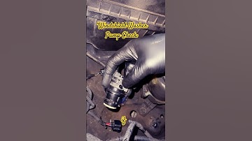 How to Diagnose Your Windshield Washer Pump #automobile #diy #shorts